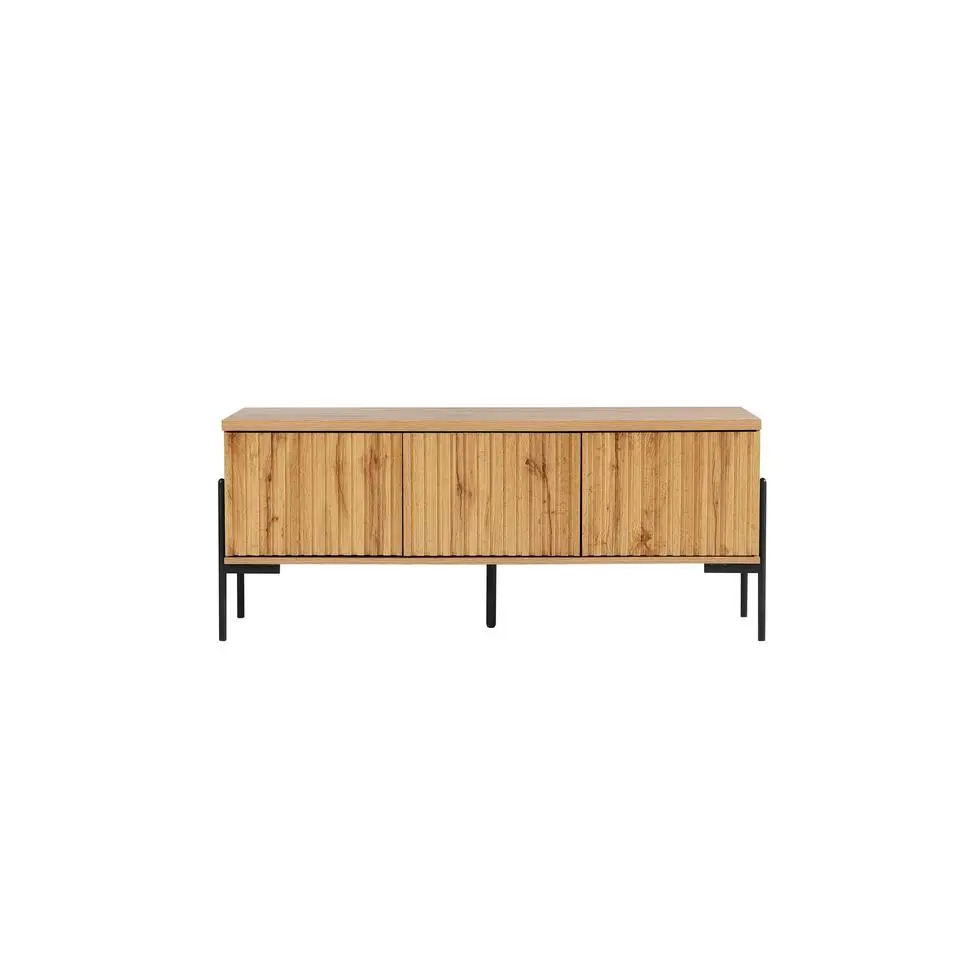 Charlie - Laag dressoir 3-deurs in eiken look