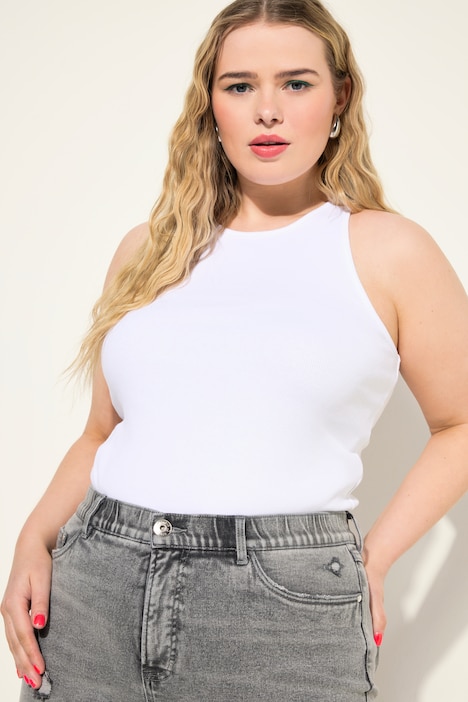 Tanktop, Slim Shape, Rippjersey