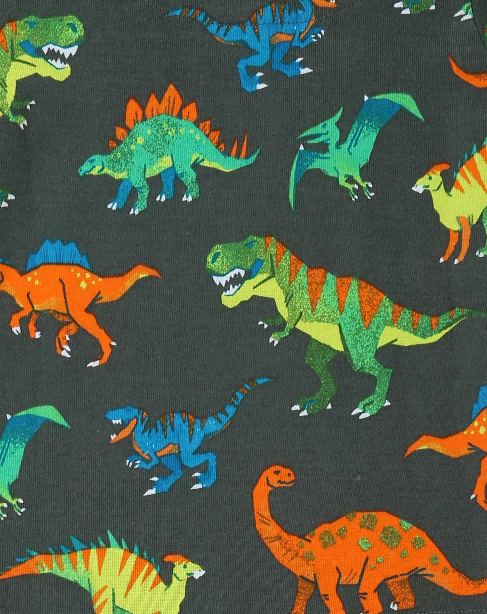 Schlafanzug BLOCK DINOS kurz in blue