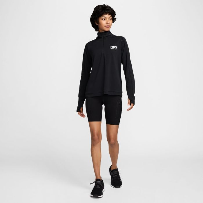 Nike Dame Trøjer Dri-FIT Pacer Half Zip GLS Sort