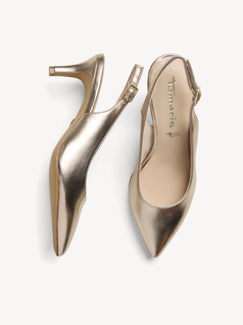 Slingpumps - goud