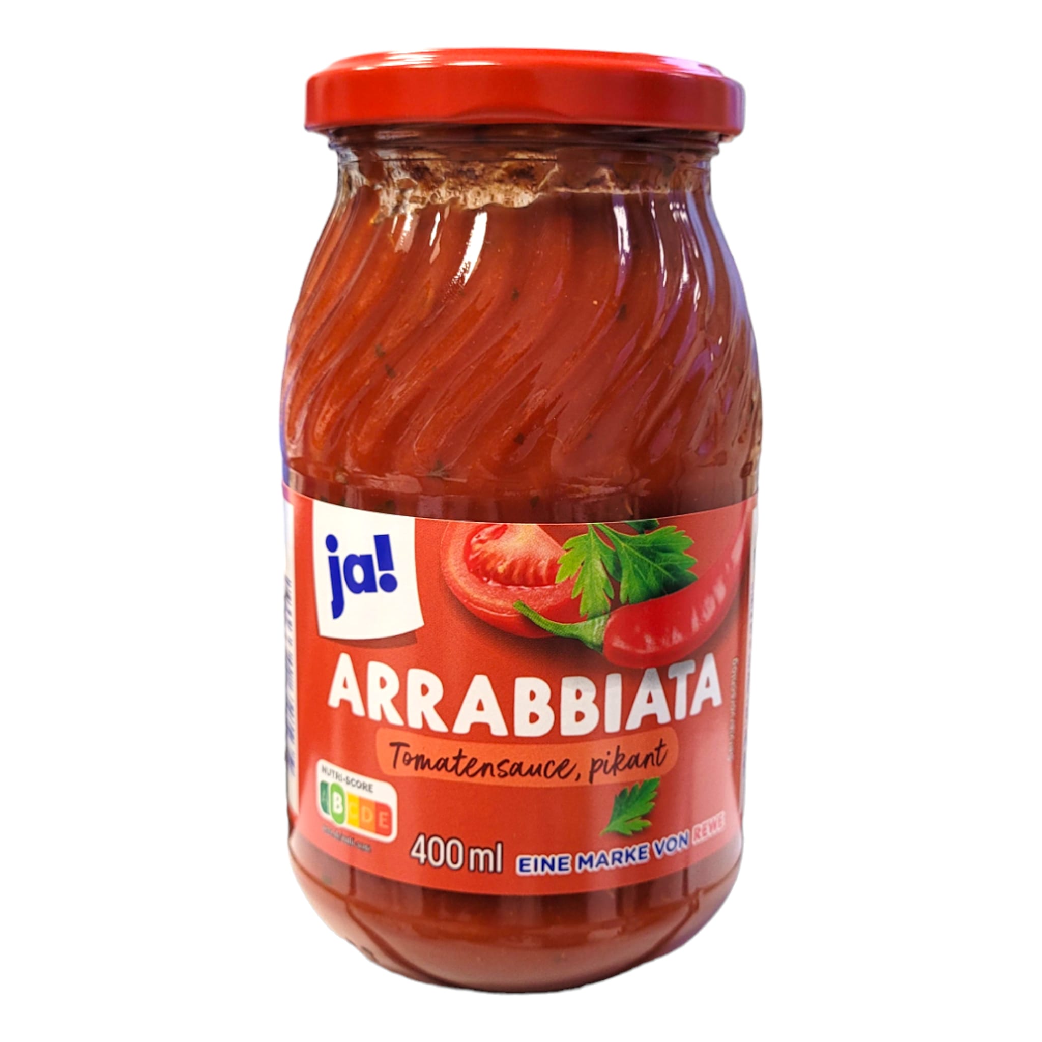 ja! Arrabiata Tomatensauce Pikant 400ml MHD:30.8.27