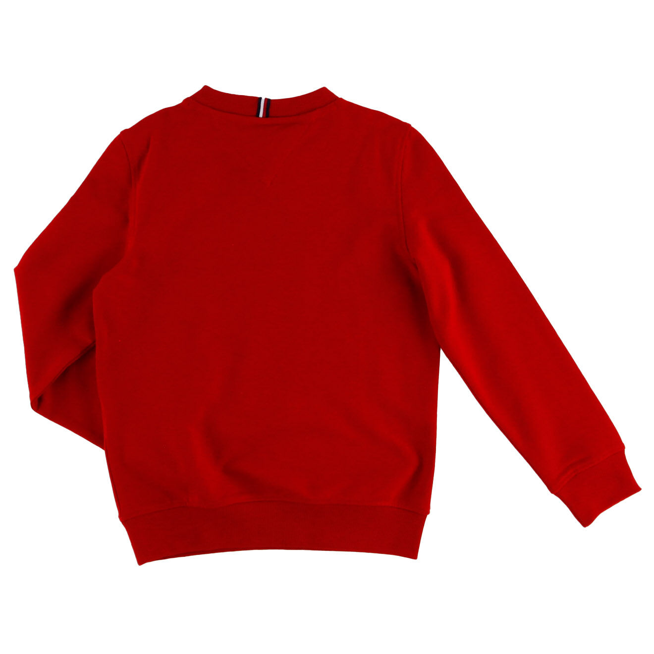 Tommy Hilfiger Sweat Col Rond Logo Superpose rouge