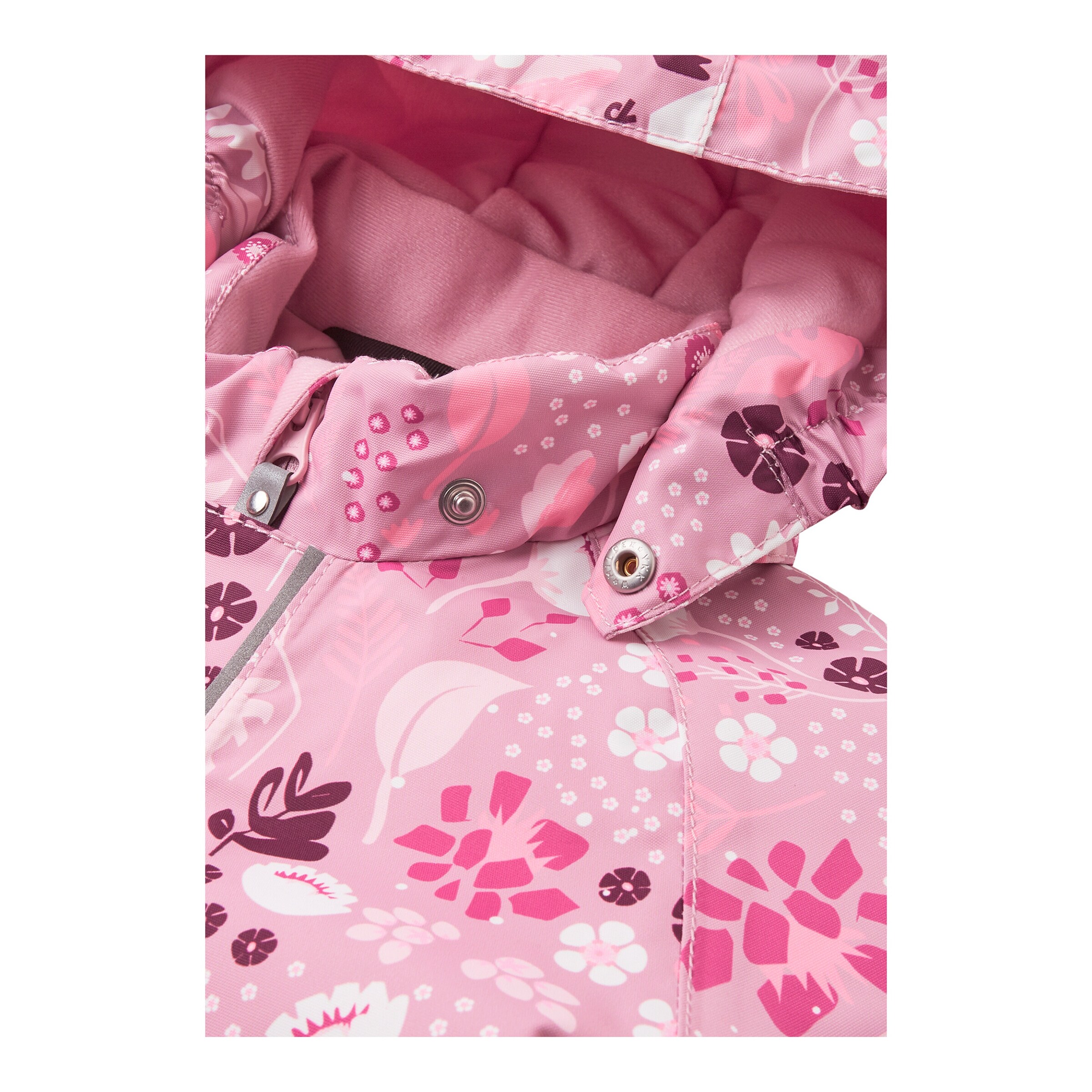 Reima Schneeoverall mit Kapuze rosa/lila
