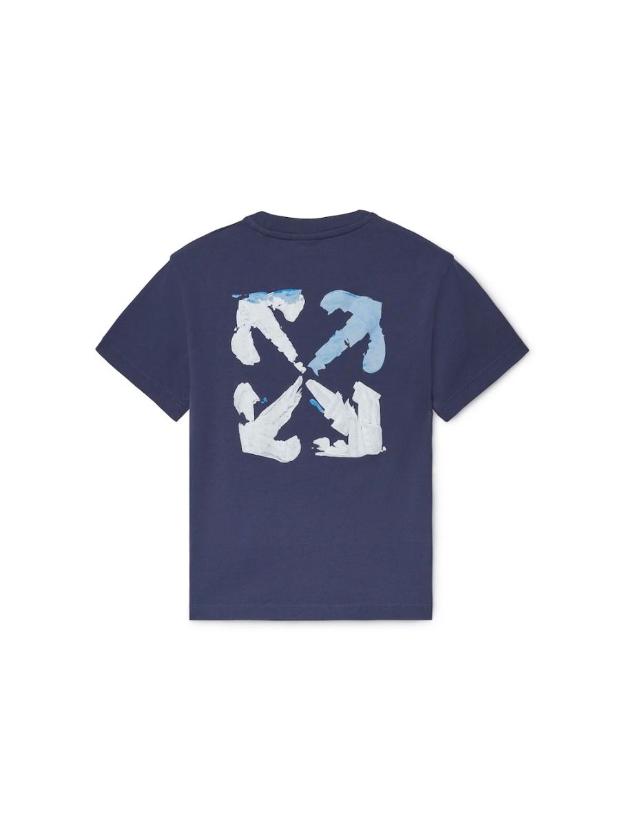 Off-White Navy Blue Arrow S/S T-Shirt