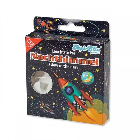Lutz Mauder TapirElla Leuchtsticker Glow in the Dark - Raketen & Planeten