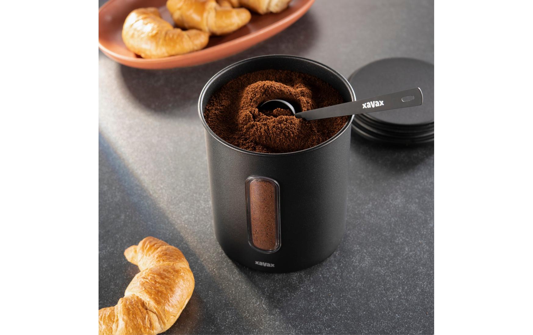 Messlöffel Edelstahl, SchwarzKaffeemasslöffel