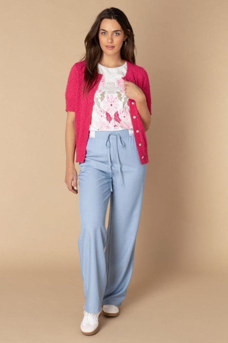 Ivy Beau roze dames vest