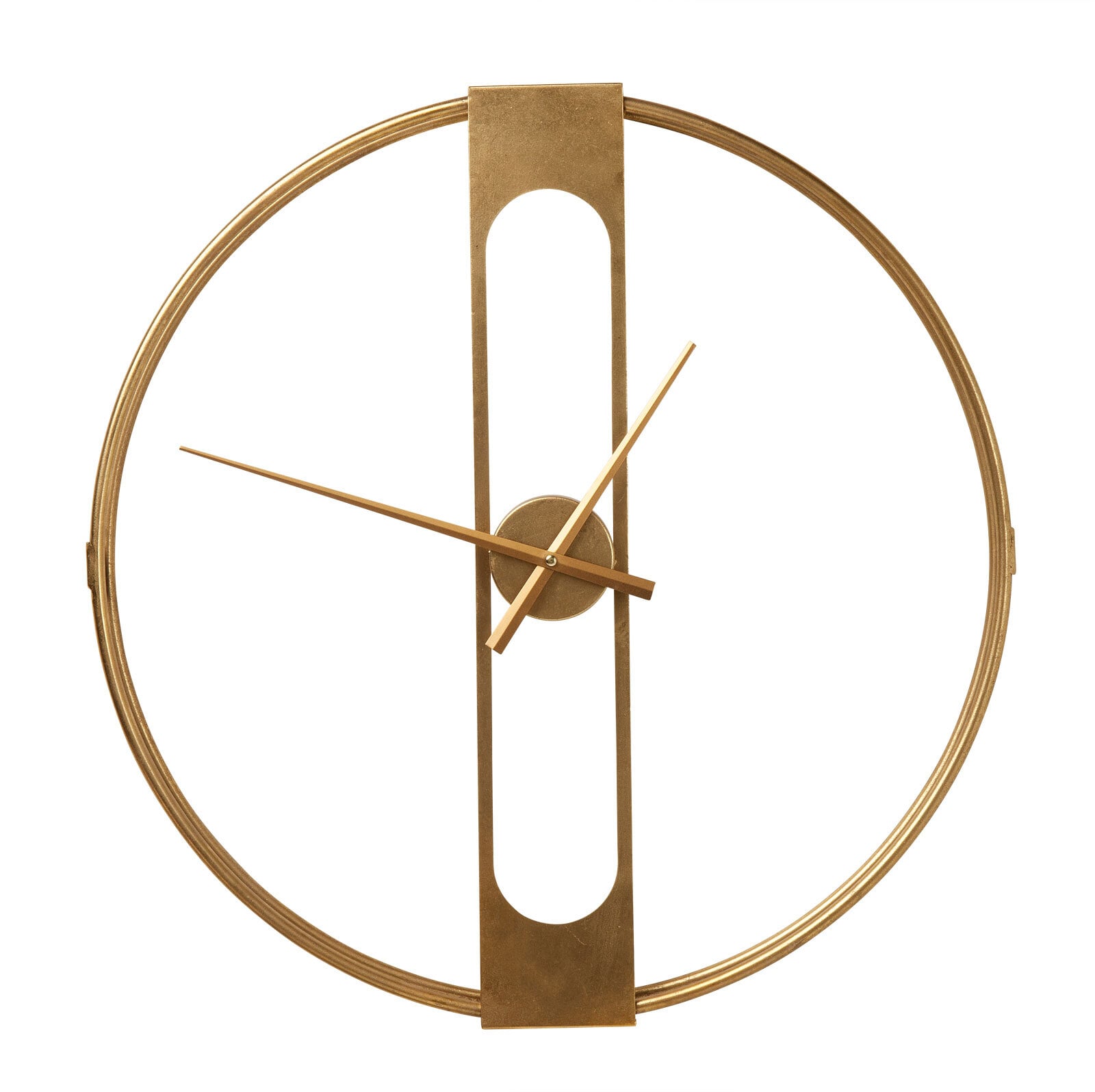 KARE DESIGN Wanduhr CLIP goldfarbig