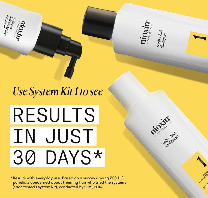 Nioxin - System 1 - Scalp Treatment - 100ml - Voor Normaal Tot Dun Haar