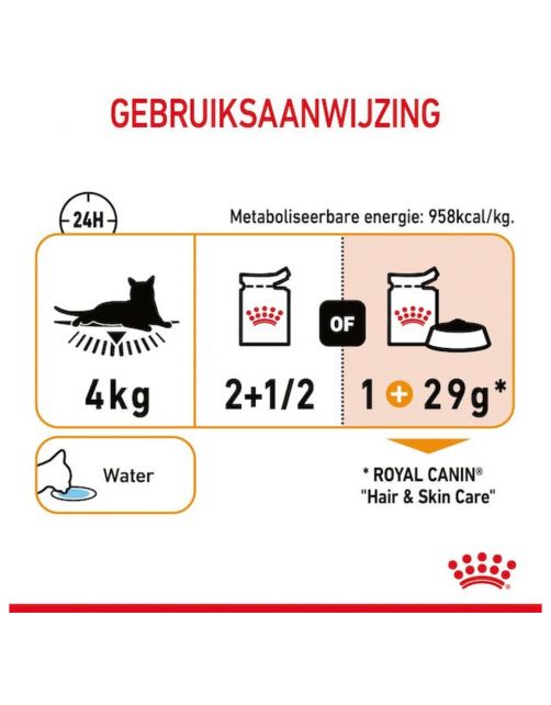 Royal Canin Hair & Skin - In Gravy - Kattenvoer - 85 g