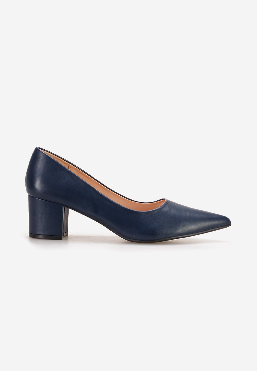 Chaussures à petit talon marine Velmena