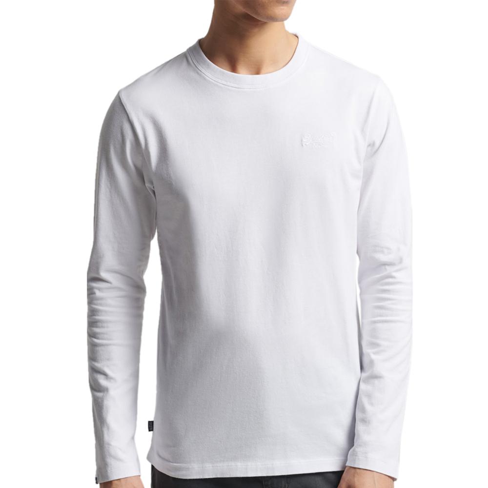Superdry T-shirt Manches Longues Blanc Homme Superdry 02A