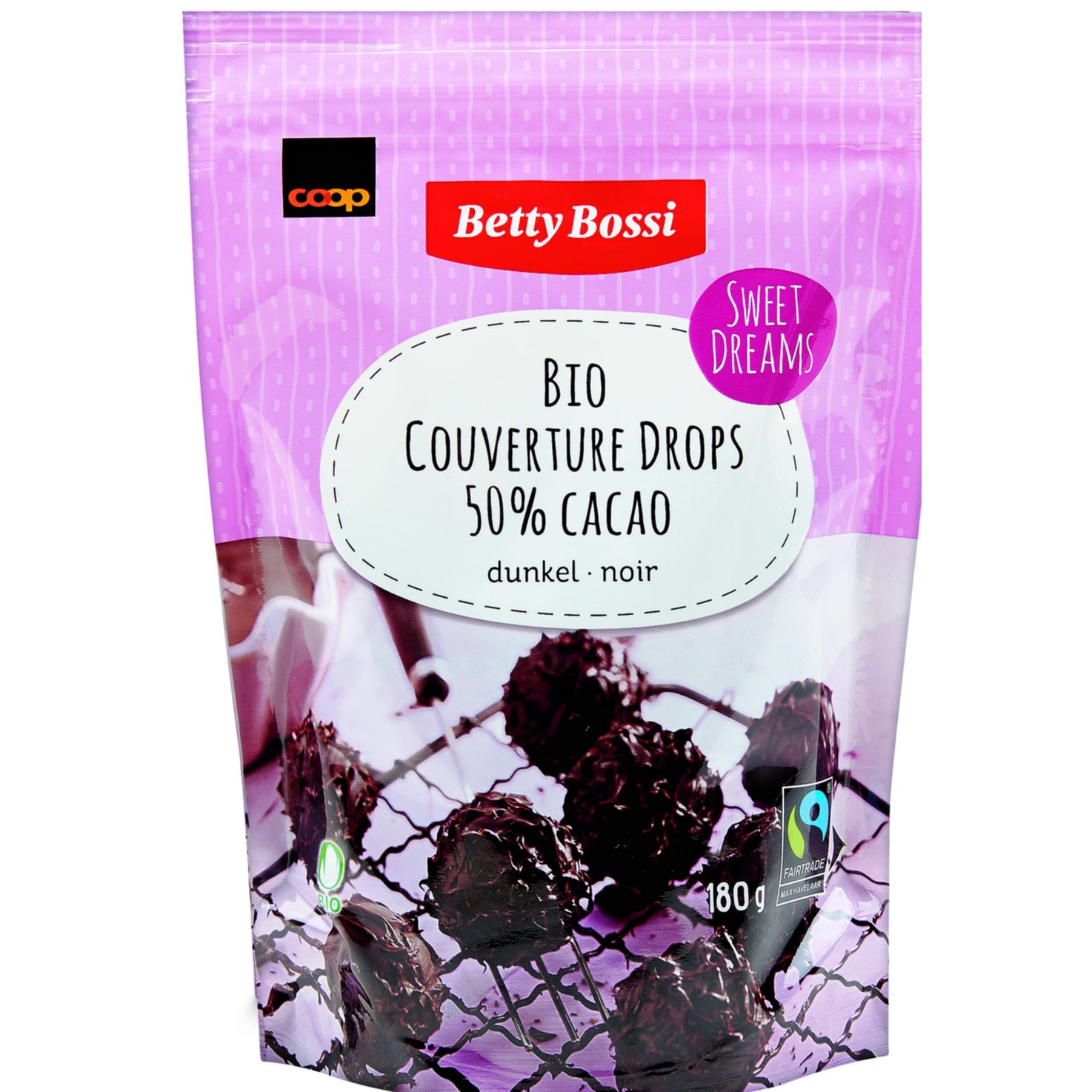 Betty Bossi Naturaplan Bio Fairtrade Couverture Drops
