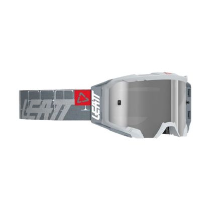 Masque cross Leatt VELOCITY 5.5 IRIZ 2024 - Gris / Rouge