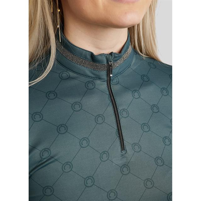 Trainingsshirt Montar MOMartina All Over Monogram Darkturquoise