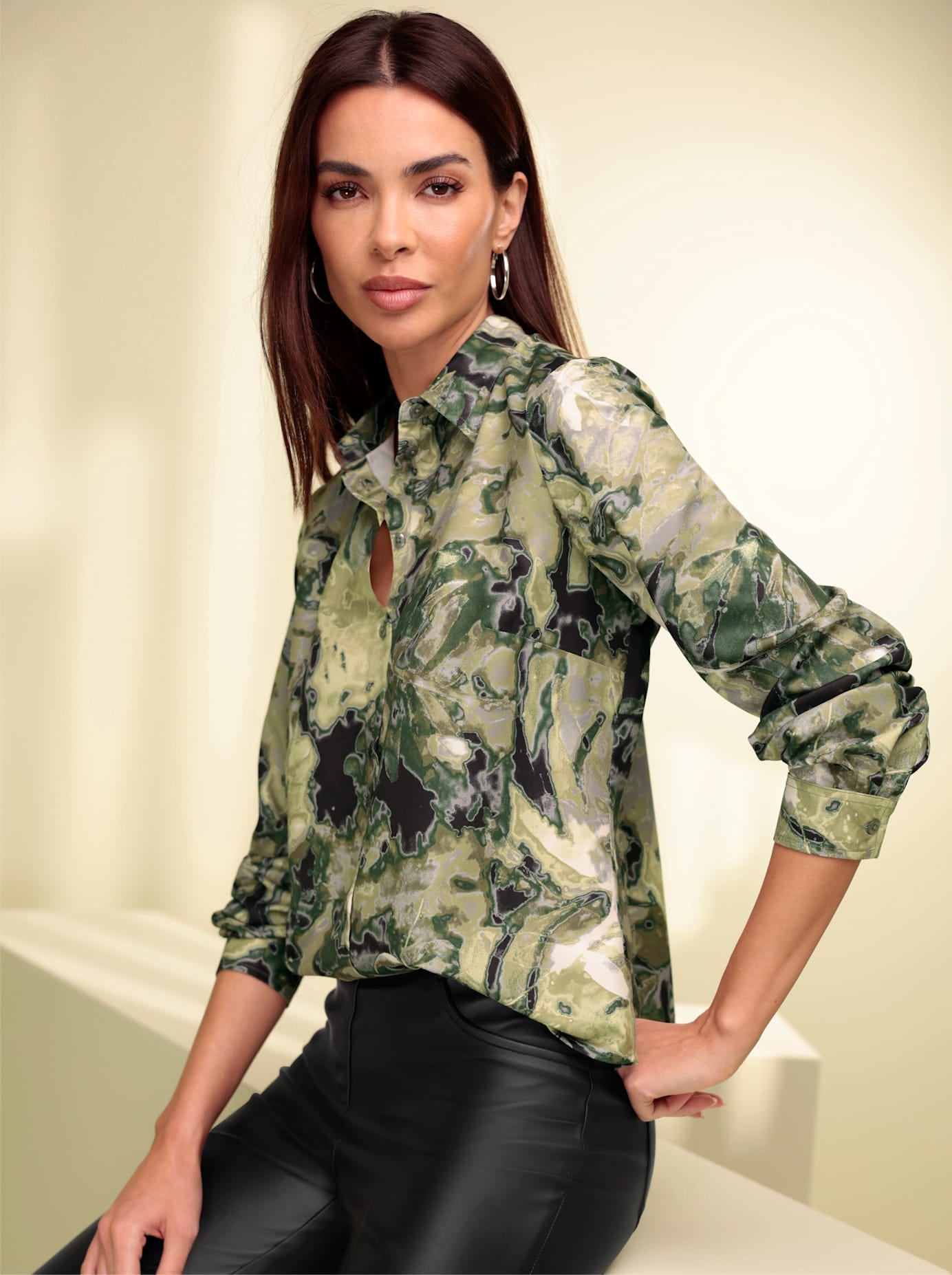 heine Druckbluse