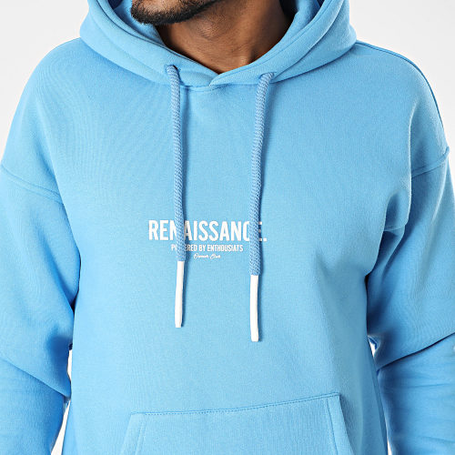 Sweat Capuche Bleu Clair