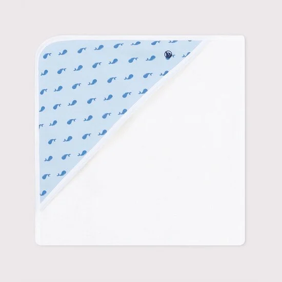 Carré de bain en coton   Toudou / Alaska        de               Petit Bateau