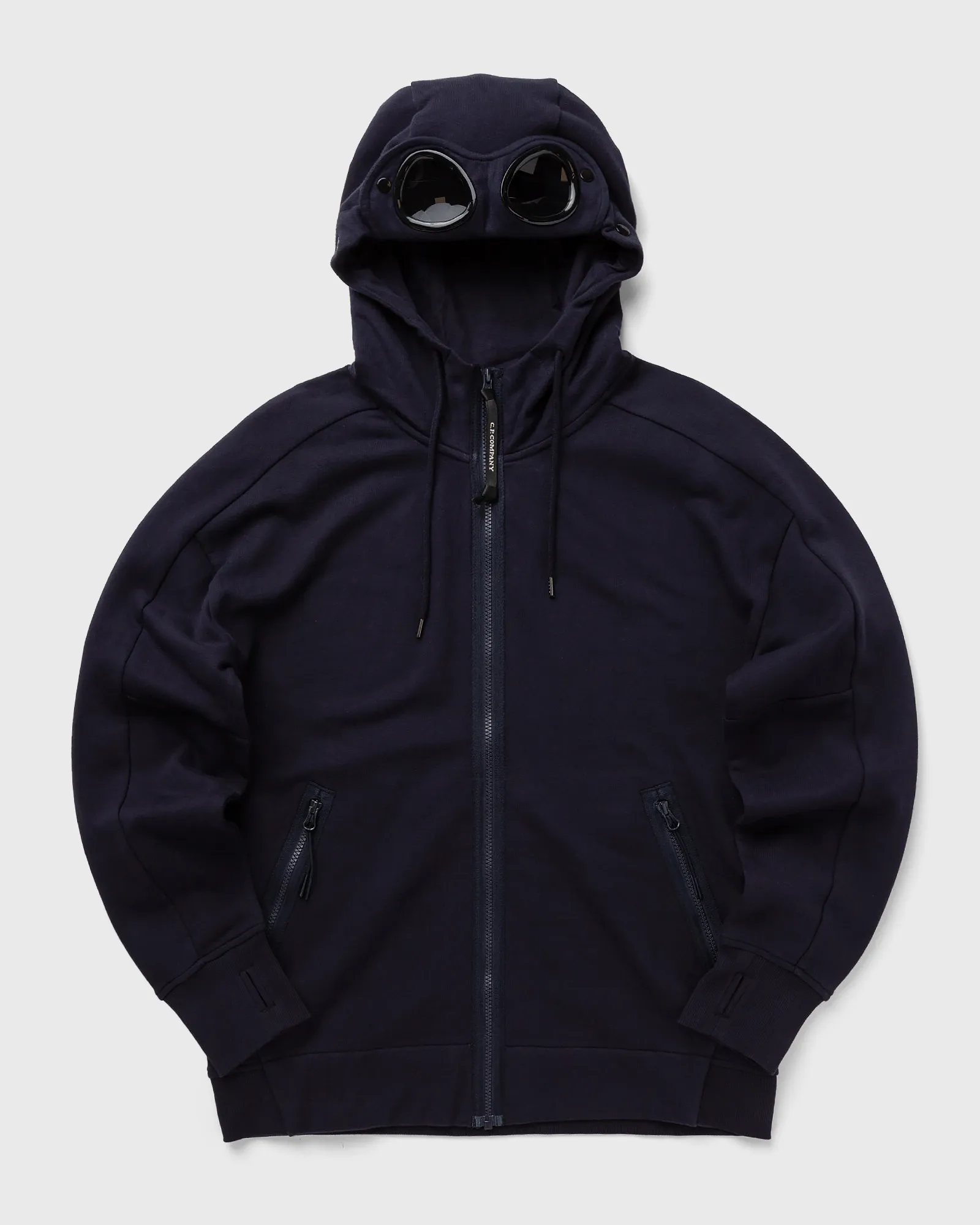 C.P. Company DIAGONAL RAISED FLEECE SWEATSHIRTS - HOODED OPEN