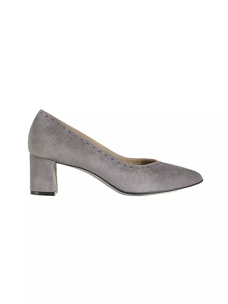 DIRNDL & BUA Trachtenschuhe - Pumps grau