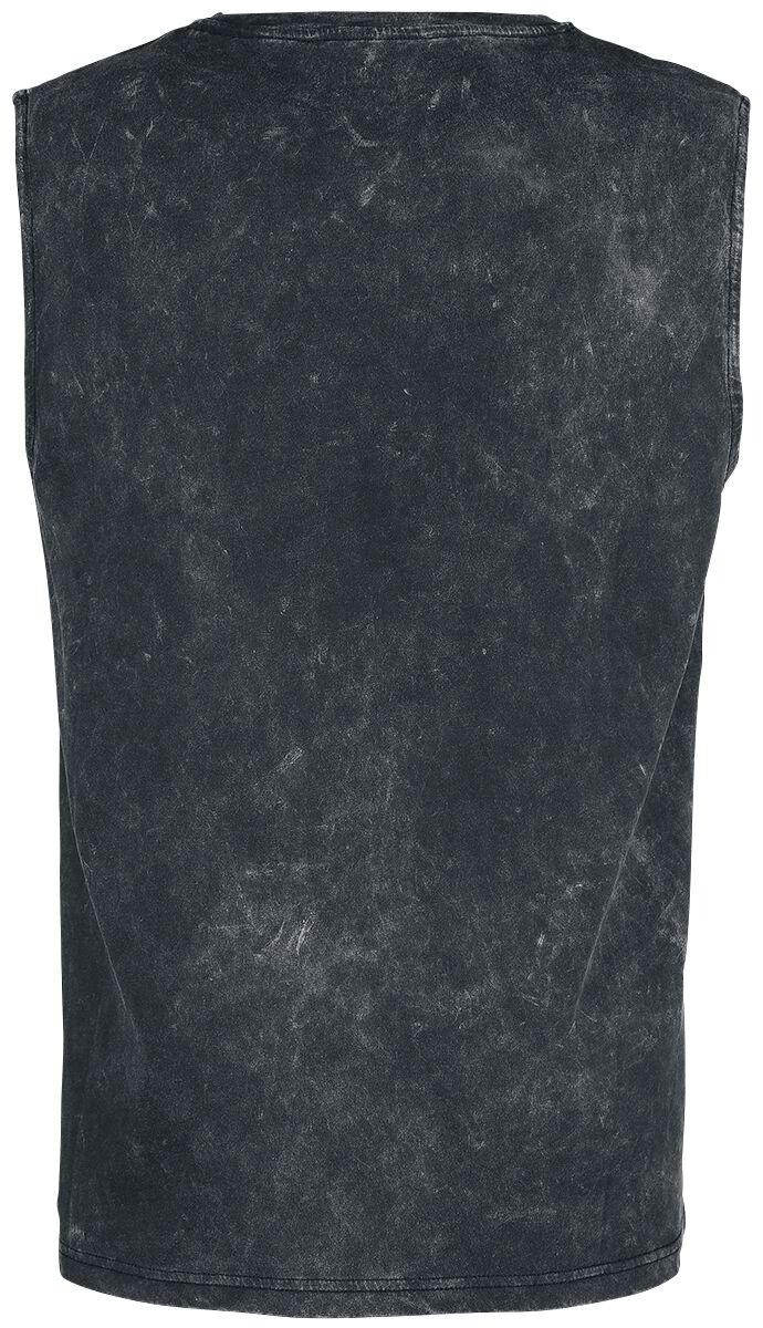 Washed Tank with Print | Rock Rebel by EMP Débardeur