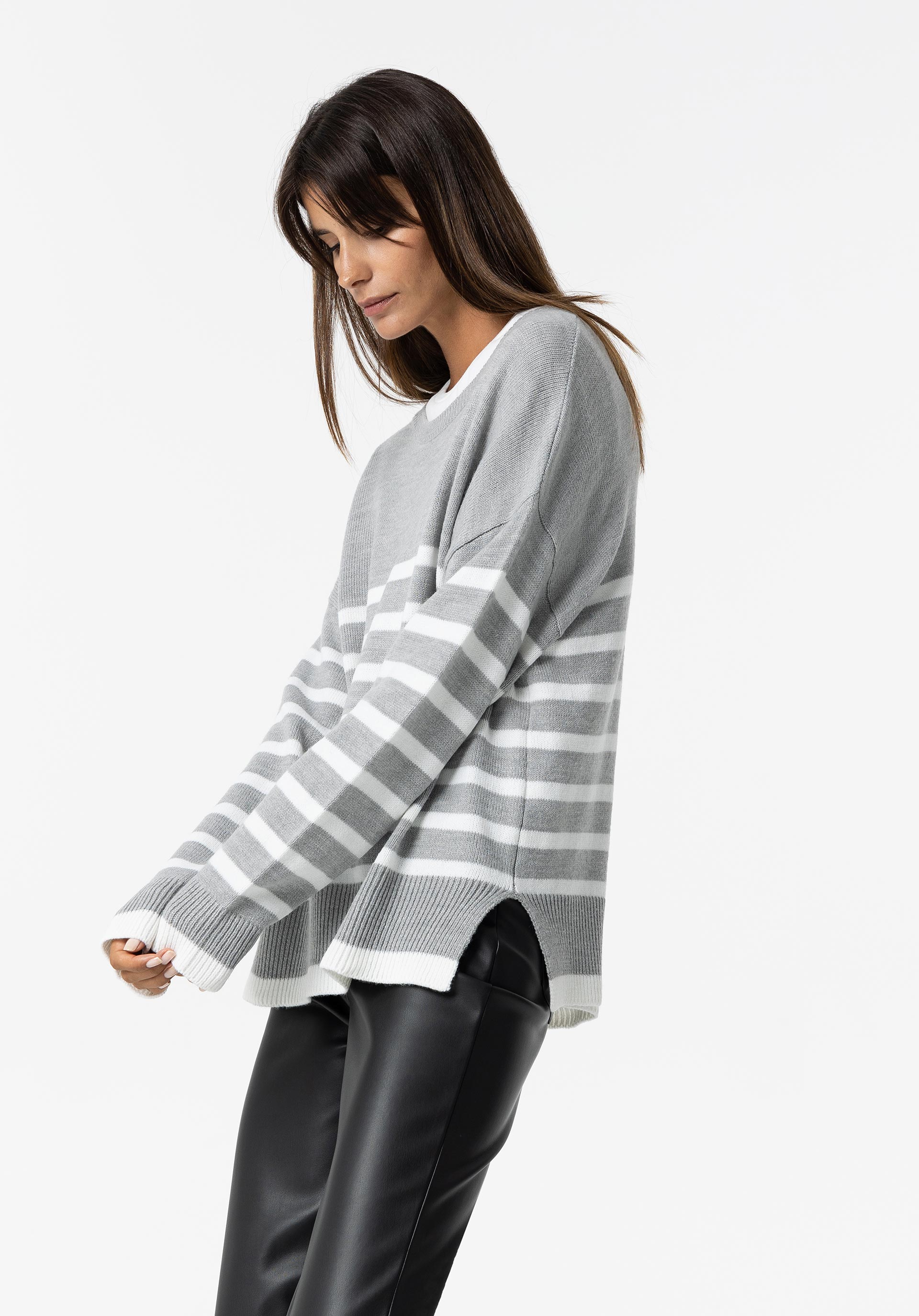 Camisola de Malha às Riscas
