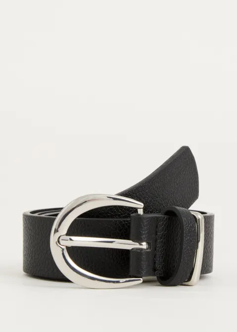 Riem met metalen gesp zilver (ZLVR)