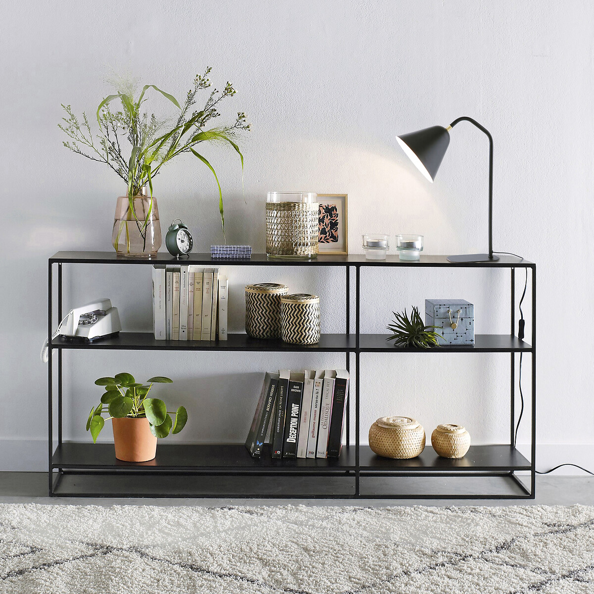 LA REDOUTE INTERIEURS<br>Prateleira stalen, 2 funções, Miva