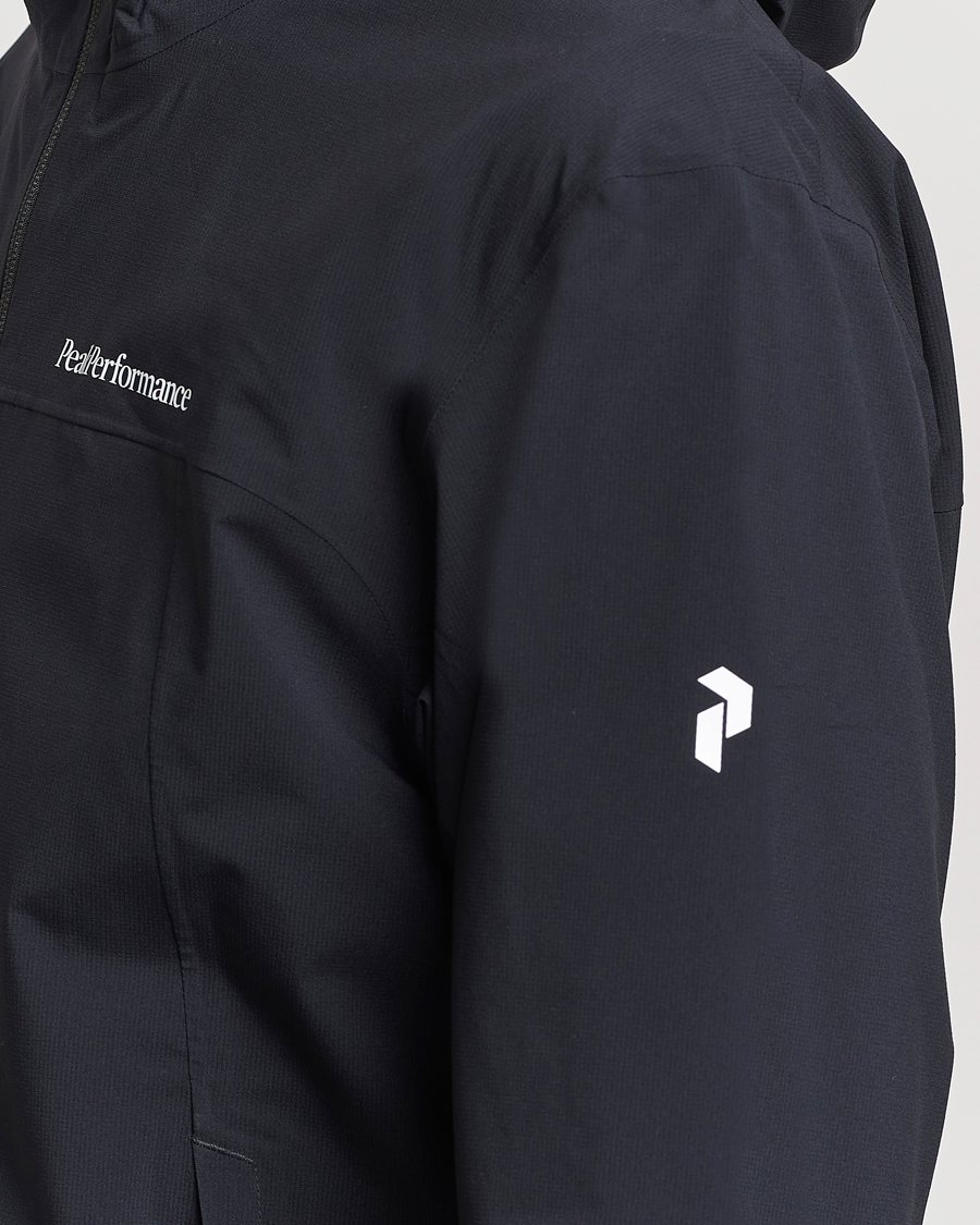 Peak Performance Trail Hipe Hooded Shell Jacket Black