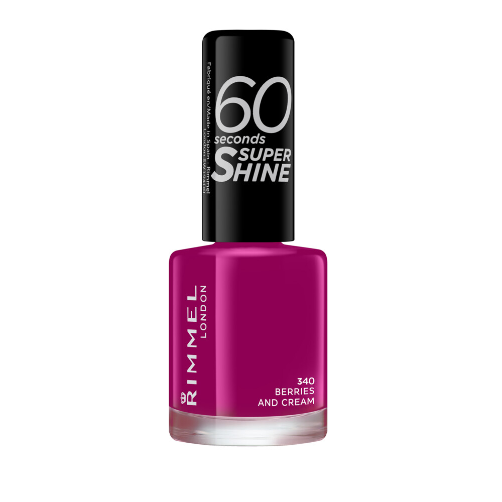 Rimmel Nagellak 60 Seconds SuperShine 340 Berries And Cream8 ml