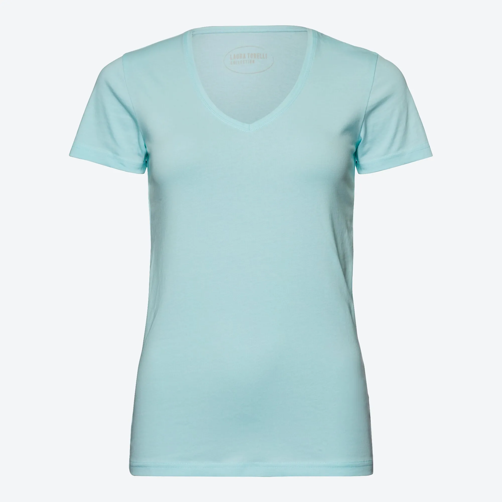 Damen-T-Shirt mit V-Ausschnitt