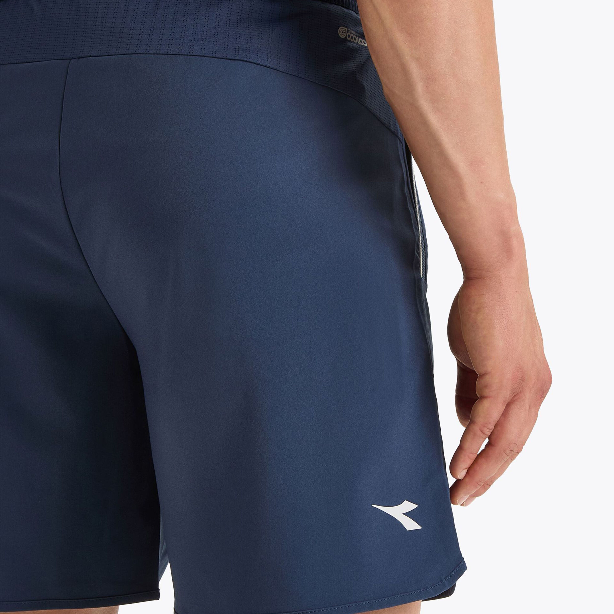Diadora 7in Icon Shorts Hommes - Bleu