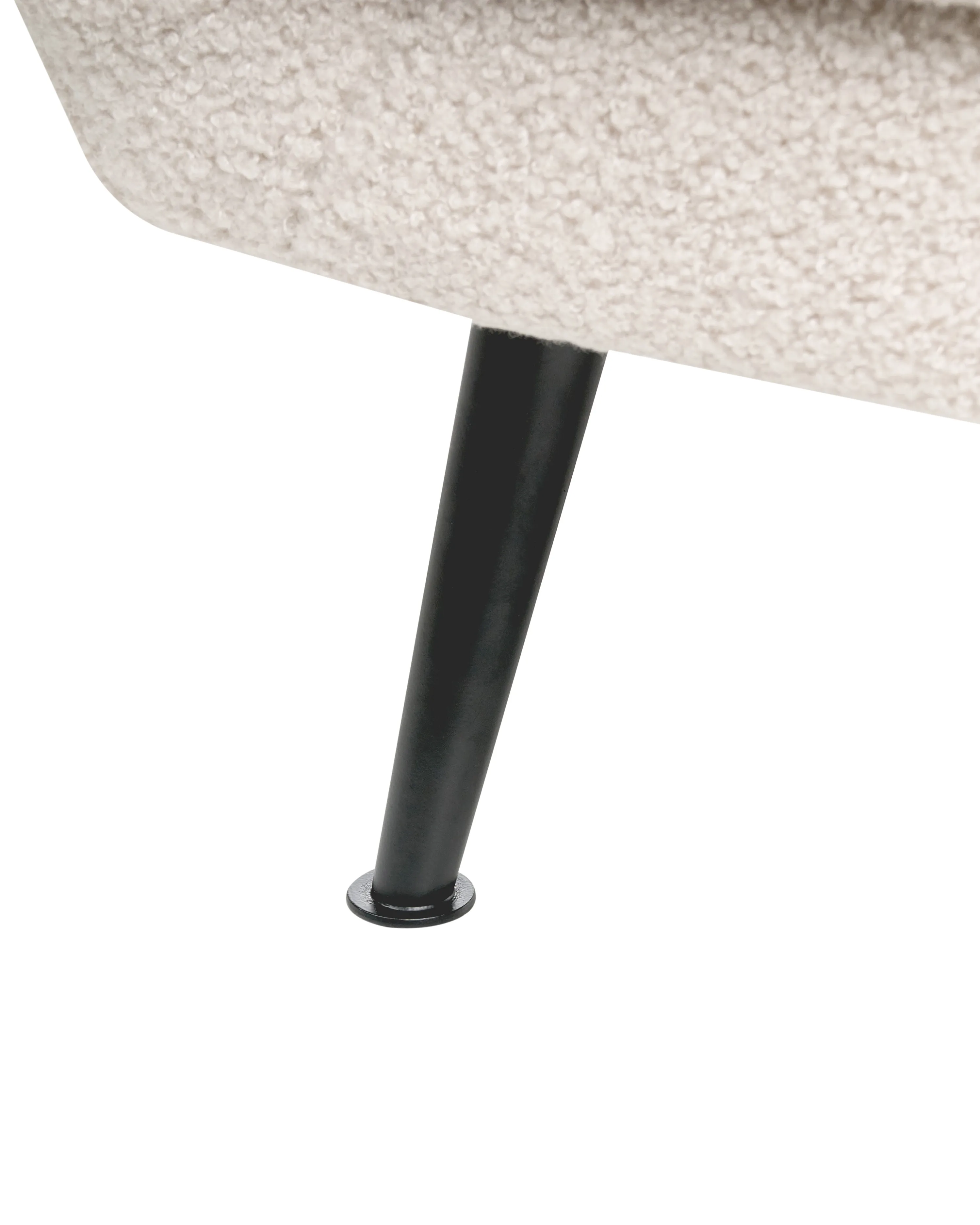 Fauteuil EIBY Bouclé Beige
