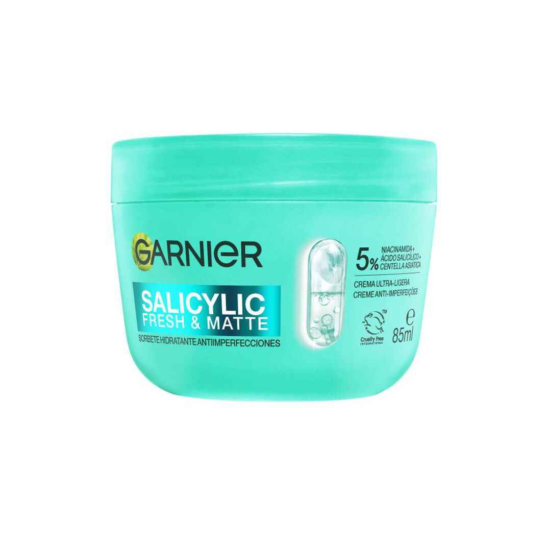 GARNIER  Pure Active Salicylic Fresh & Matte Sorbet Hidratante - 85ml