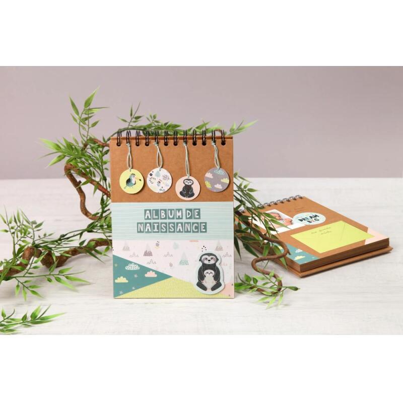 Album à personnaliser de 40 feuilles 200g/m2 au format 27x20cm - Kraft