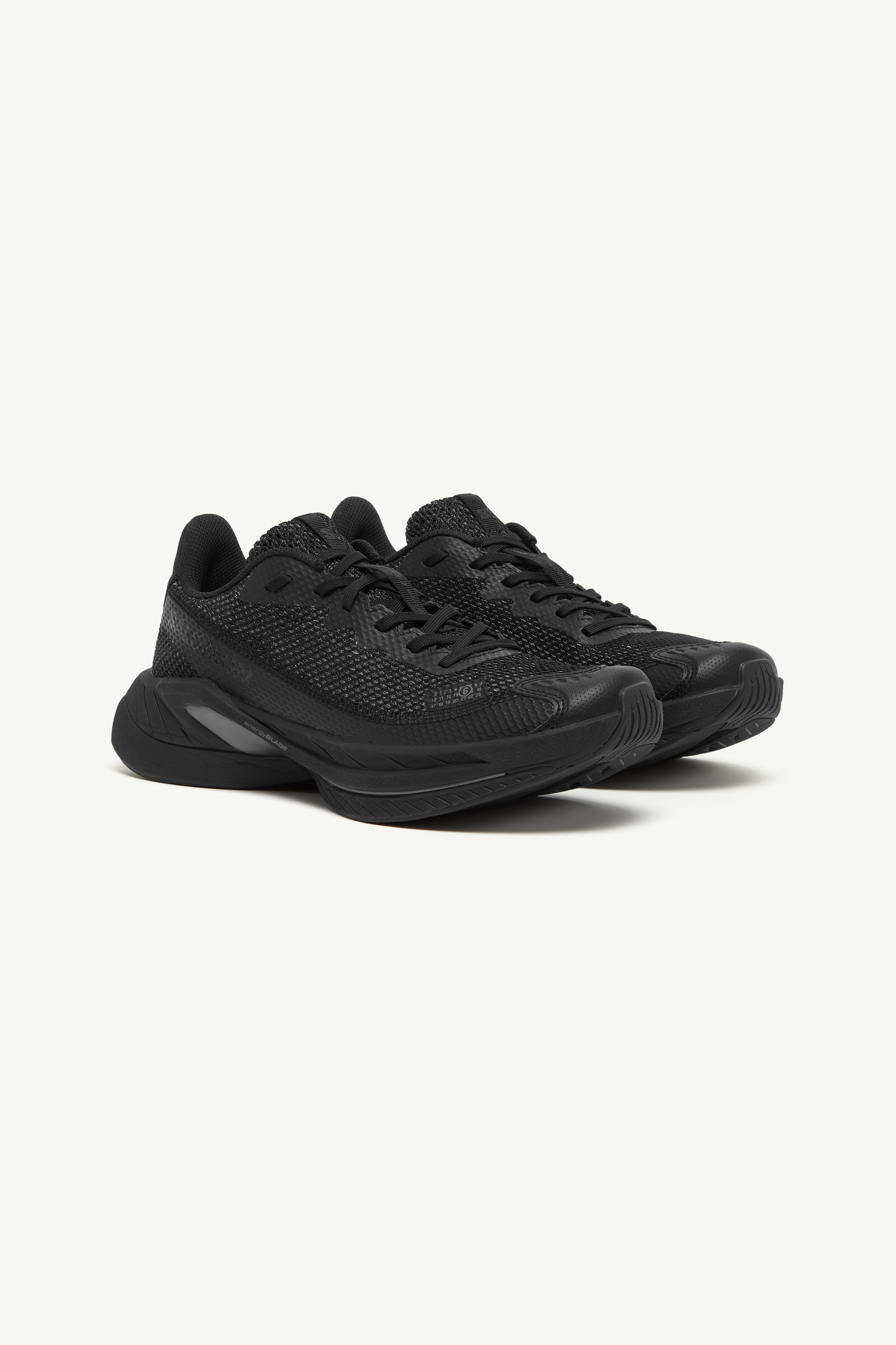 Men's Black Sneakers Spectur 2 - MM6 x Salomon | MM6 Noir, étain et argenté