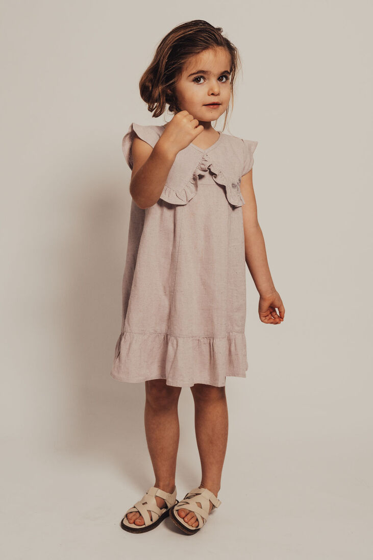 BAJE STUDIO lila baje studio mini jurk sardine