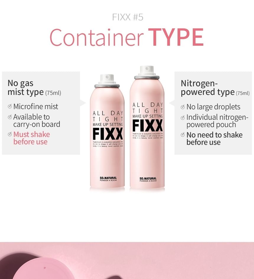 zo natuurlijk - All Day Tight Make Up Setting Fixer General Mist