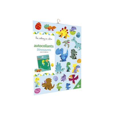 Autocollants - dinosaures - 4 feuilles