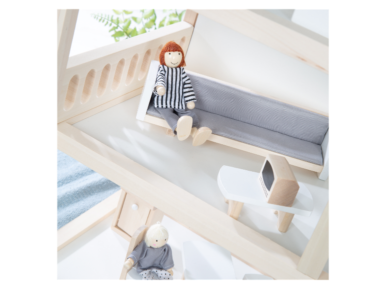 Houten poppenhuis