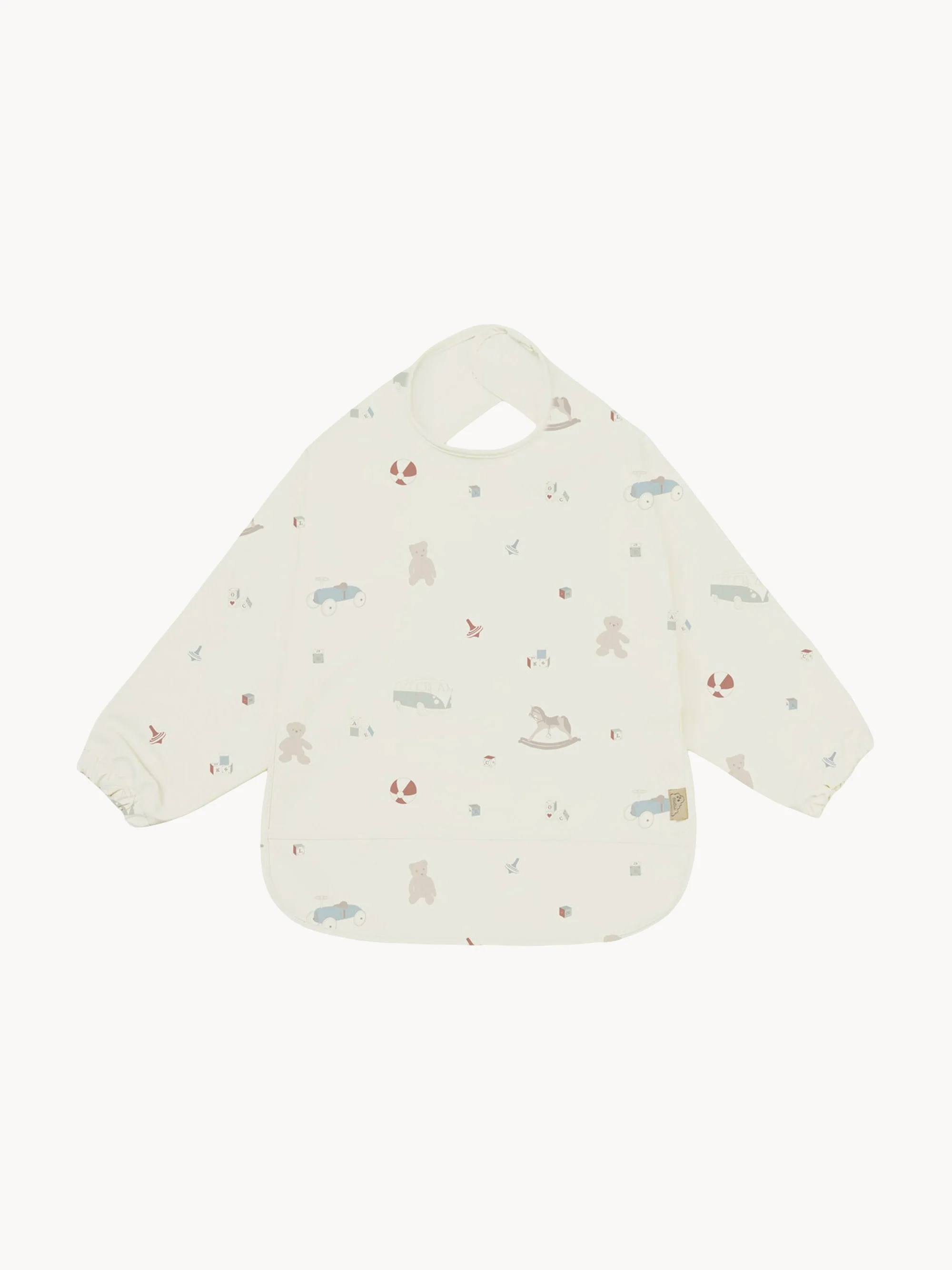 Babyslabbetje Vintage Toys met mouwen