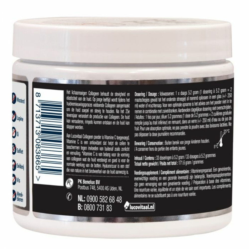 Lucovitaal Collageen Super 5000mg Poeder171,6 gr