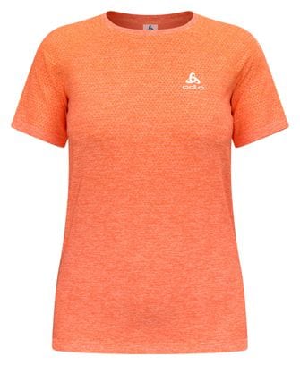 Maillot Manches Courtes Femme Odlo Essentials Seamless Corail