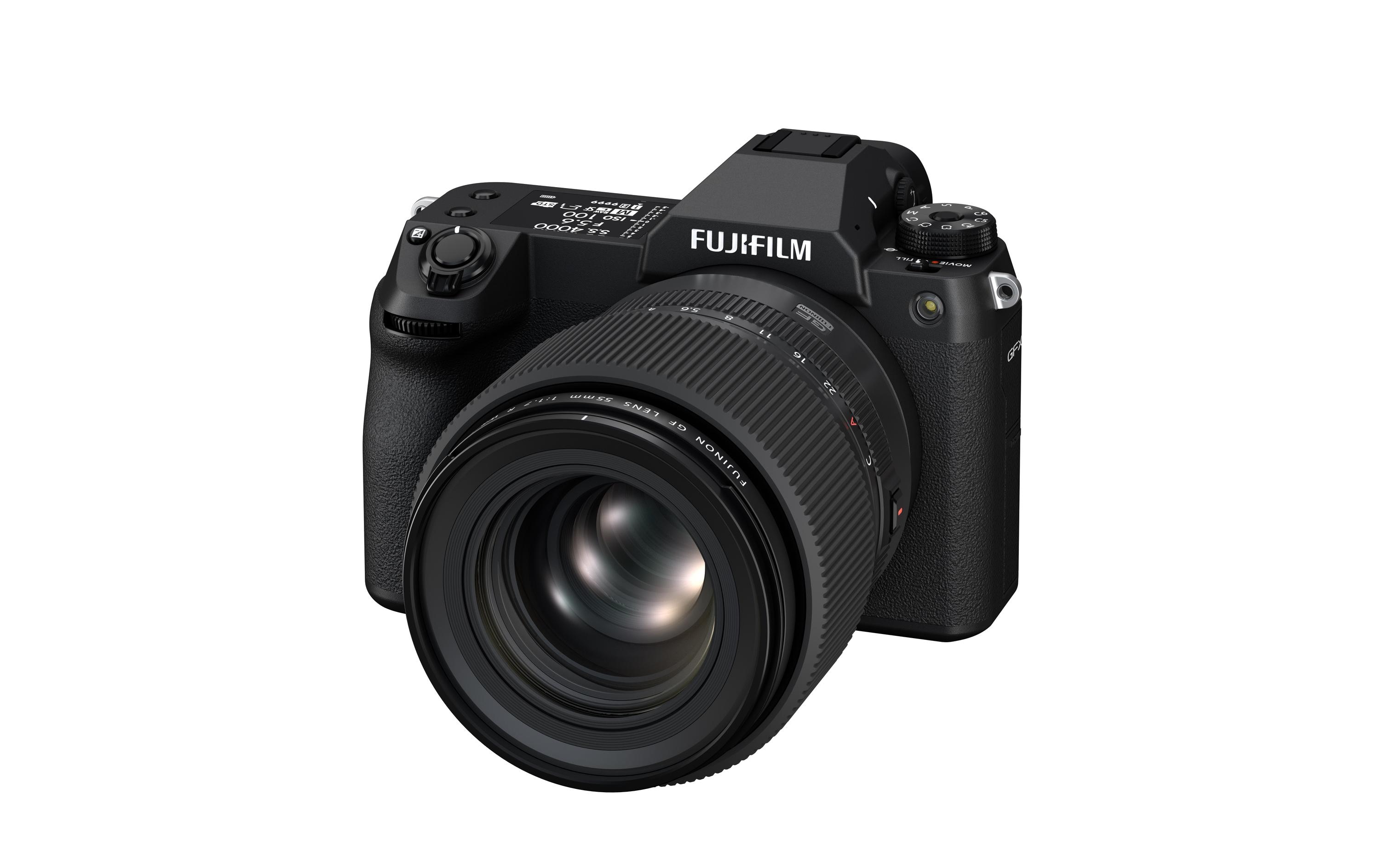 Festbrennweite FUJINON GF 55mm F1.7 R WR – Fujifilm G-Mount<br>Lichtstarkes Standardobjektiv speziell für die Verwendung mit den spiegellosen GFX Systemkameras entwickelt