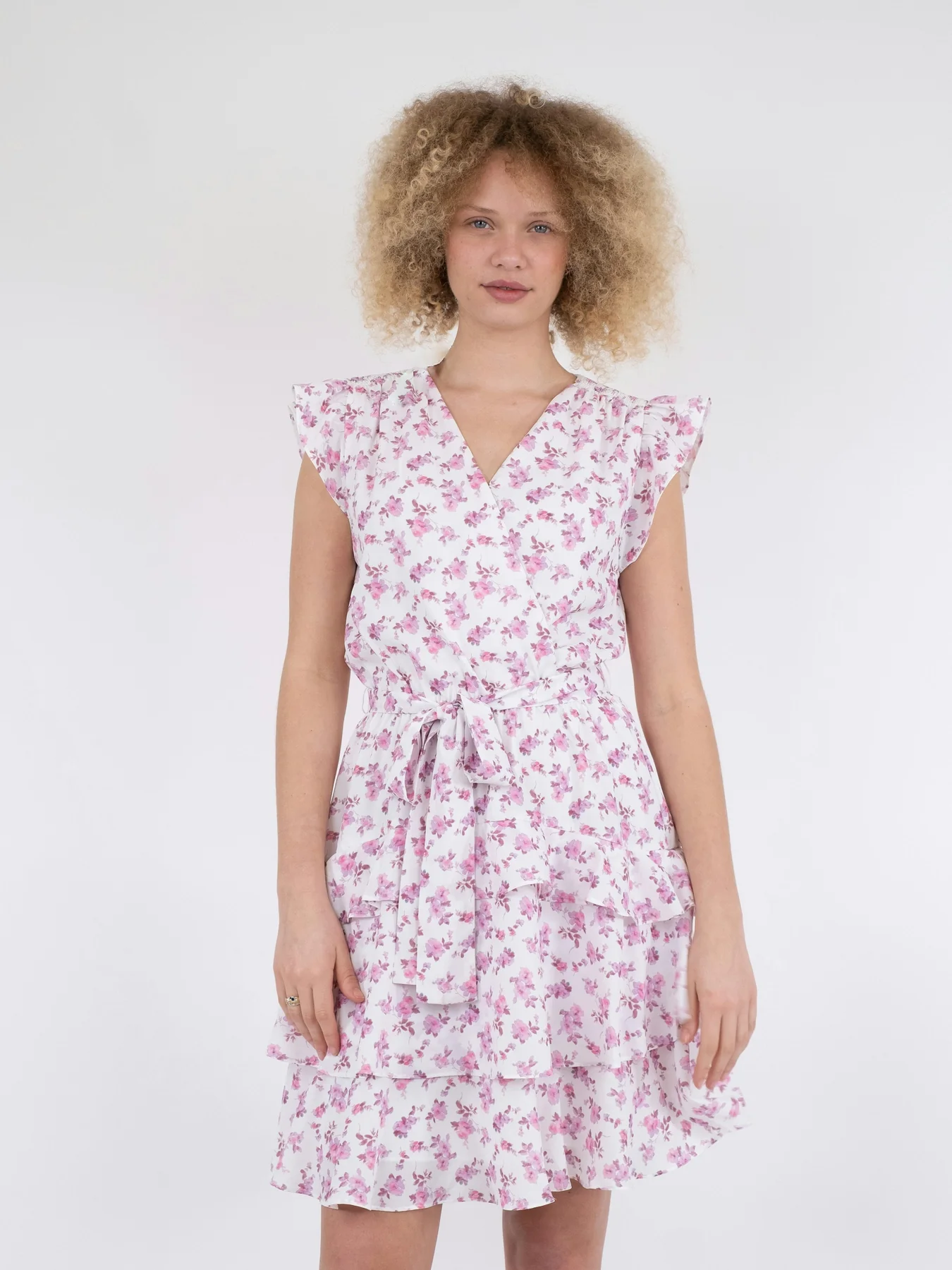 Neo Noir Darby Fleur Print Dress
