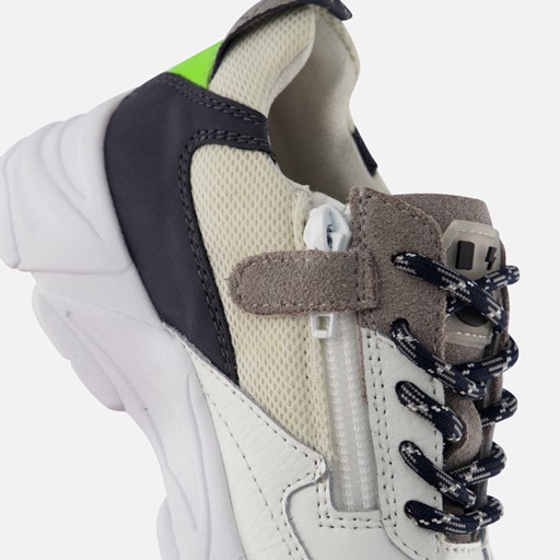Muyters Sneakers wit Leer