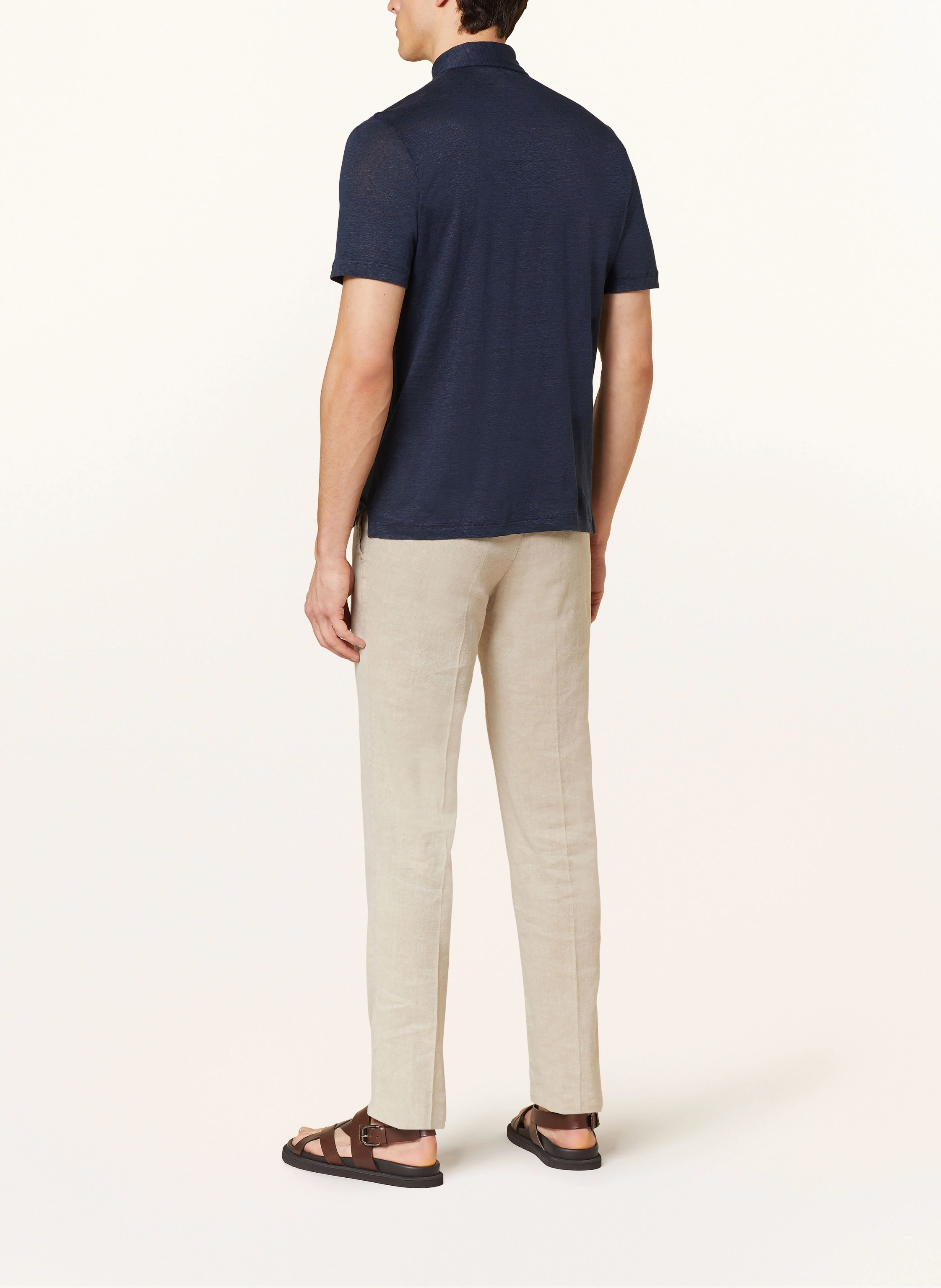 GRAN SASSO Jersey-Poloshirt aus Leinen