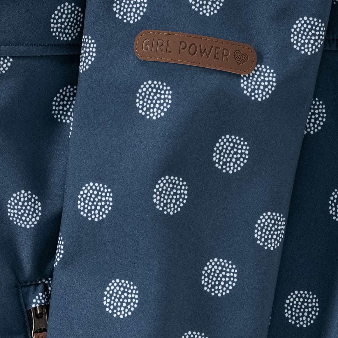 Yigga Mädchen Softshelljacke mit Kapuze dunkelblau