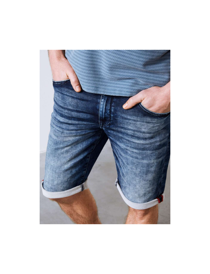 PETROL IND SHORT SLIM FIT JOGG JEAN DÉLAVÉ